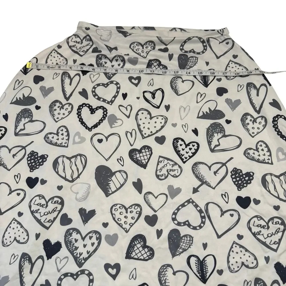 Nursing cover with hearts breastfeeding mama one size lightweight summer